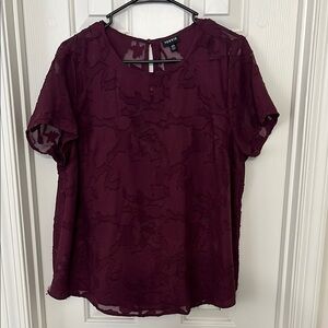 Torrid Women's Burgundy Top